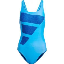 ADIDAS Big Bars Swimsuit -Blue Wave adidas big bars swimsuit 2