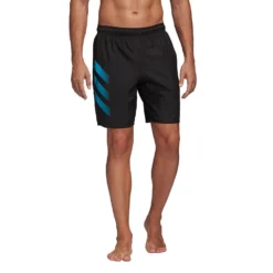 ADIDAS Bold 3 Stripes CLX Classic Swimming Shorts -Blue Wave adidas bold 3 stripes clx classic swimming shorts 2