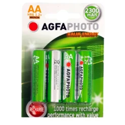 4 NiMh Mignon AA 2300mAh Batteries