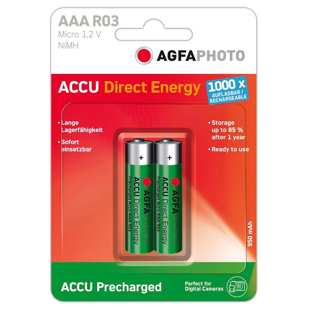 NiMh Micro AAA 950mAh Direct Energy Batteries 1 NiMh Micro AAA 950mAh Direct Energy Batteries