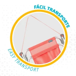 Aktive Beach Fixed Aluminum Folding Chair -Blue Wave aktive beach fixed aluminum folding chair 3