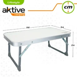 Aktive Folding Table Alluminium 56x34x24 Cm -Blue Wave aktive folding table alluminium 56x34x24 cm 5