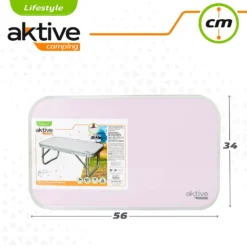 Aktive Low Table 56x34x24 Cm -Blue Wave aktive low table 56x34x24 cm 6