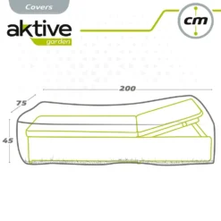 Aktive Sun Lounger Protection Cover -Blue Wave aktive sun lounger protection cover 5