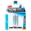 Ansmann 1x2 MaxE NiMH Rechargeable Micro AAA 800mAh DECT Phone Batteries