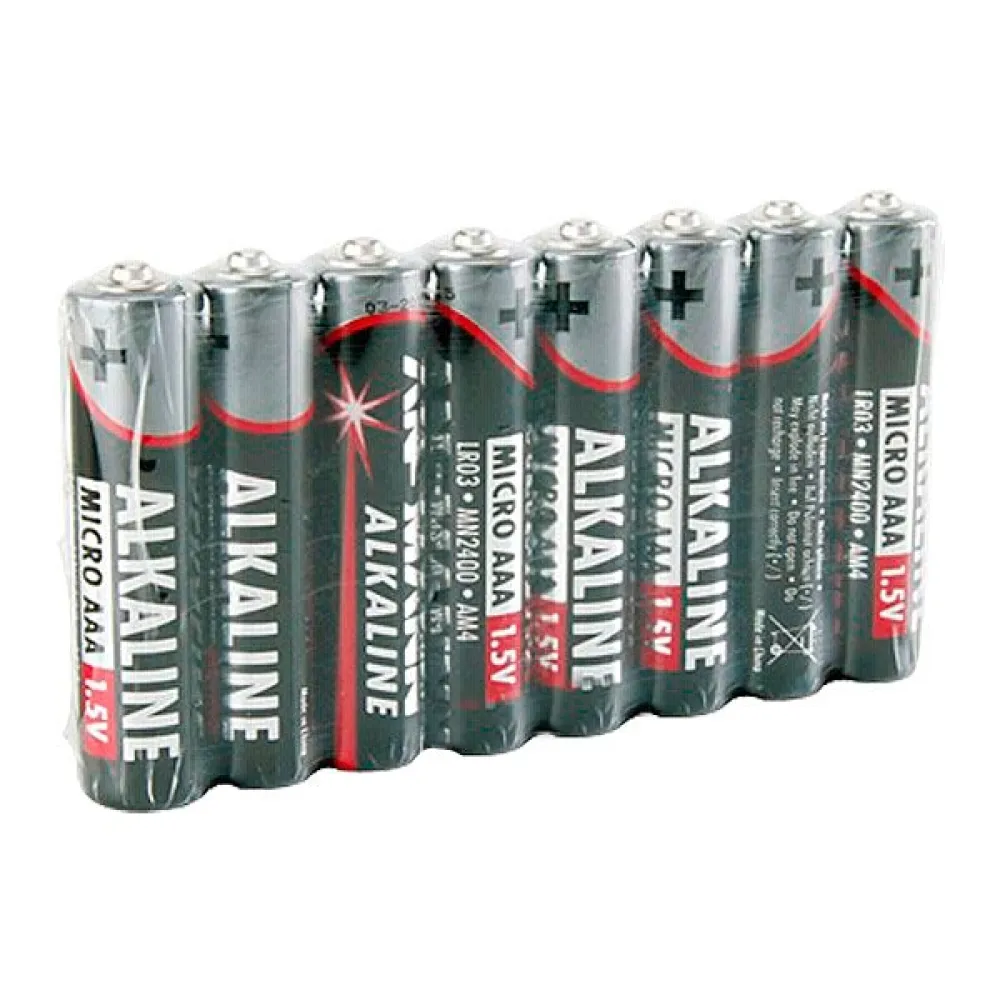 Ansmann 1x8 Micro AAA LR 03 Red-Line Batteries 1 Ansmann 1x8 Micro AAA LR 03 Red-Line Batteries