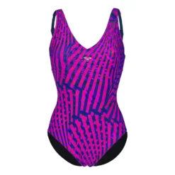 Arena Cloe Wing Back Allover Swimsuit