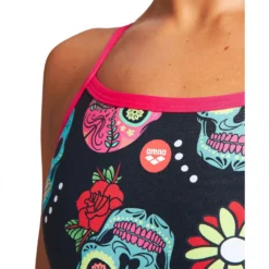 Arena Crazy Skulls Swimsuit -Blue Wave arena crazy skulls swimsuit 7