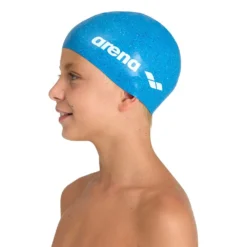 Arena Junior Swimming Cap -Blue Wave arena junior swimming cap 2