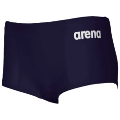 Arena Solid Squared Swim Boxer -Blue Wave arena solid squared swim boxer 2