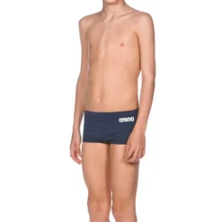 Arena Solid Squared Swim Boxer -Blue Wave arena solid squared swim boxer 7