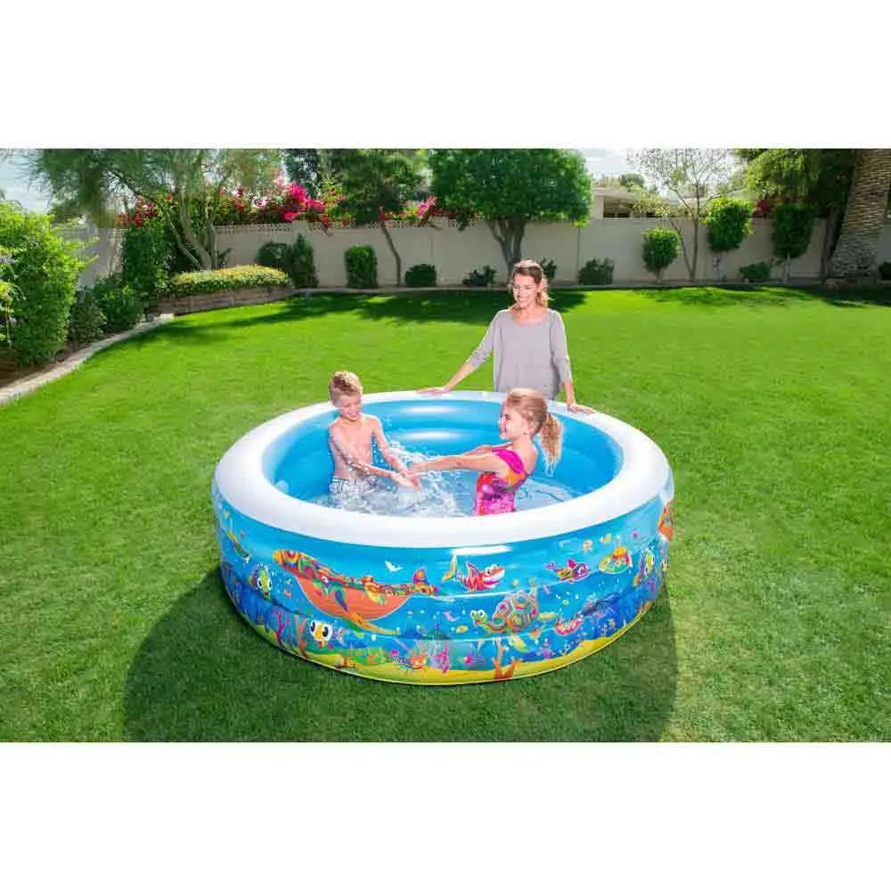 Bestway 196x53 Cm Round Inflatable Pool 4 Bestway 196x53 Cm Round Inflatable Pool - Image 4
