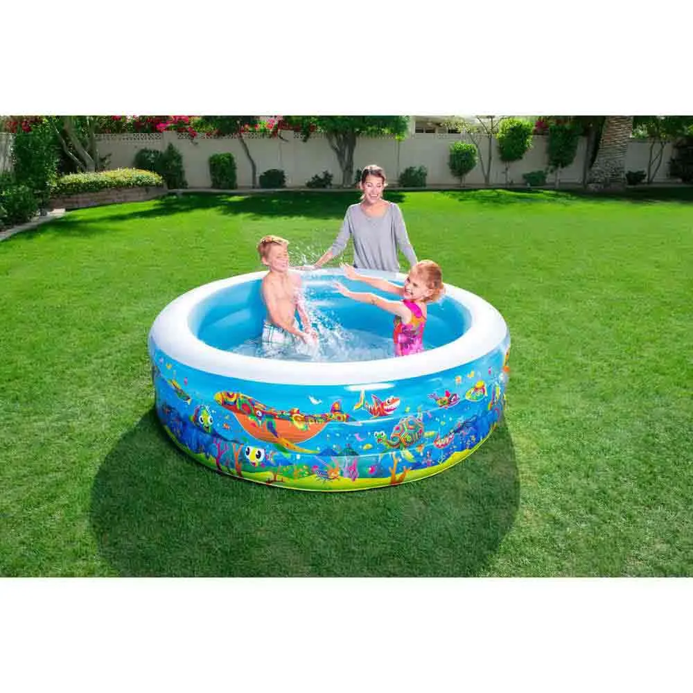 Bestway 196x53 Cm Round Inflatable Pool 5 Bestway 196x53 Cm Round Inflatable Pool - Image 5