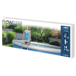 Bestway 4 Step Safety Pool Ladder 132 Cm -Blue Wave bestway 4 step safety pool ladder 132 cm 6