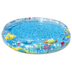 Bestway Deep Dive 152x30 Cm Round Inflatable Pool -Blue Wave bestway deep dive 152x30 cm round inflatable pool 6