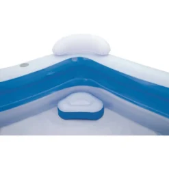 Bestway Family Fun 213x207x69 Cm Square Inflatable Pool -Blue Wave bestway family fun 213x207x69 cm square inflatable pool 4