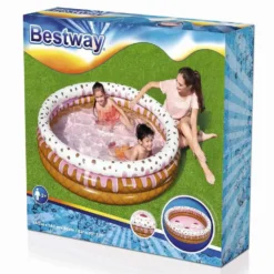 Bestway Fill ´n Fun Ice Cream 160x38 Cm Round Inflatable Pool -Blue Wave bestway fill n fun ice cream 160x38 cm round inflatable pool 2