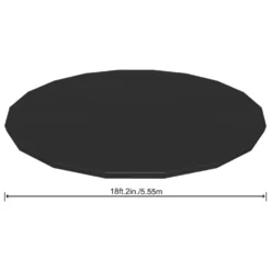 Bestway Flowclear Fast Pool Cover Set 555 Cm -Blue Wave bestway flowclear fast pool cover set 555 cm 3