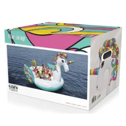 Bestway Giant Unicorn Pool Air Mattres -Blue Wave bestway giant unicorn pool air mattres 6