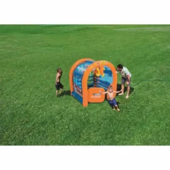 Bestway Hot Wheels Car Wash Center Inflatable Toy -Blue Wave bestway hot wheels car wash center inflatable toy 11