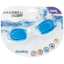 Bestway Hydro-Swim IX-550 Junior Swimming Goggles -Blue Wave bestway hydro swim ix 550 junior swimming goggles 2