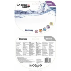 Bestway Hydro-Swim IX-550 Junior Swimming Goggles -Blue Wave bestway hydro swim ix 550 junior swimming goggles 3