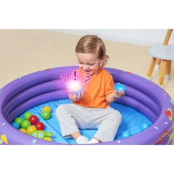 Bestway Intergalactic Surprise 102x25 Cm Round Inflatable Pool -Blue Wave bestway intergalactic surprise 102x25 cm round inflatable pool 4