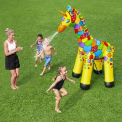 Bestway Jumbo Giraffe Sprinkler 142x104x198 Cm -Blue Wave bestway jumbo giraffe sprinkler 142x104x198 cm 2