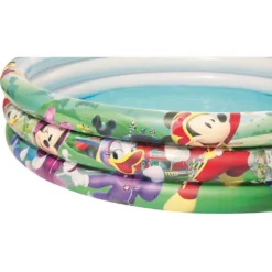 Bestway Mickey Mouse And The Roadster Racers 122x25 Cm Round Inflatable Pool -Blue Wave bestway mickey mouse and the roadster racers 122x25 cm round inflatable pool 2