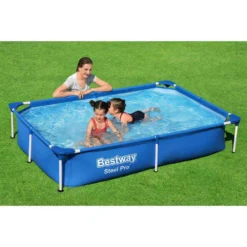 Bestway Splash 225x150x43 Cm Tubular Pools -Blue Wave bestway splash 225x150x43 cm tubular pools 3
