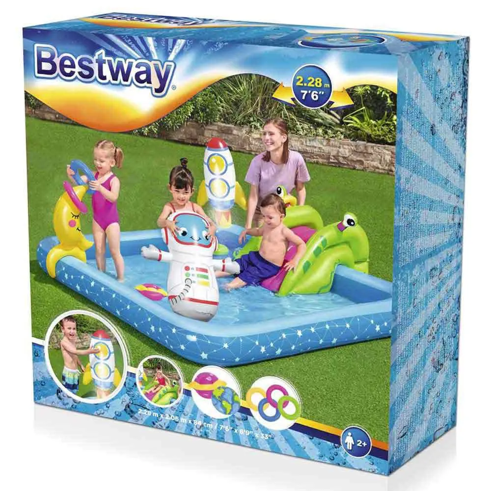 Bestway Square Inflatable Play Pool 4 Bestway Square Inflatable Play Pool - Image 4
