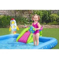 Bestway Square Inflatable Play Pool 17 Bestway Square Inflatable Play Pool -Blue Wave bestway square inflatable play pool 7
