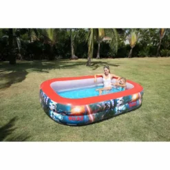 Bestway Star Wars 262x175x51 Cm Rectangular Inflatable Pool -Blue Wave bestway star wars 262x175x51 cm rectangular inflatable pool 10