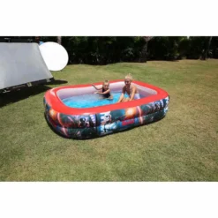 Bestway Star Wars 262x175x51 Cm Rectangular Inflatable Pool -Blue Wave bestway star wars 262x175x51 cm rectangular inflatable pool 6