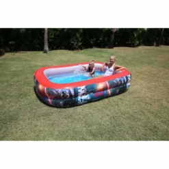 Bestway Star Wars 262x175x51 Cm Rectangular Inflatable Pool -Blue Wave bestway star wars 262x175x51 cm rectangular inflatable pool 7