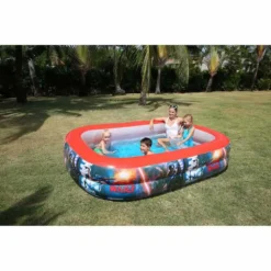 Bestway Star Wars 262x175x51 Cm Rectangular Inflatable Pool -Blue Wave bestway star wars 262x175x51 cm rectangular inflatable pool 8