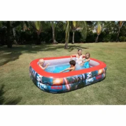 Bestway Star Wars 262x175x51 Cm Rectangular Inflatable Pool -Blue Wave bestway star wars 262x175x51 cm rectangular inflatable pool 9