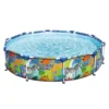 Bestway Steel Pro Childrentubular Deck-Out Pool With Animal Design 274x66 Cm