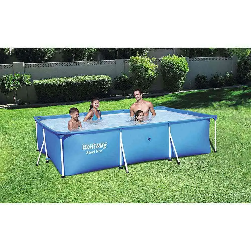 Bestway Steel Pro Deluxe Splash Tubular Pool 300x201x66 Cm 2 Bestway Steel Pro Deluxe Splash Tubular Pool 300x201x66 Cm - Image 2