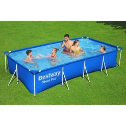 Bestway Steel Pro Family Splash Tubular Pool 400x211x81 Cm 7 Bestway Steel Pro Family Splash Tubular Pool 400x211x81 Cm -Blue Wave bestway steel pro family splash tubular pool 400x211x81 cm 3