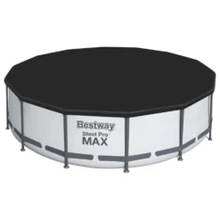 Bestway Steel Pro MAX 427x107 Cm Round Tubular Pool -Blue Wave bestway steel pro max 427x107 cm round tubular pool 2