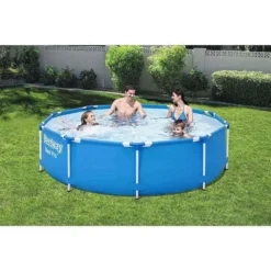 Bestway Steel Pro Tubular Pool 305x76 Cm -Blue Wave bestway steel pro tubular pool 305x76 cm 4