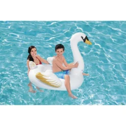Bestway Swan Pool Air Mattres -Blue Wave bestway swan pool air mattres 3
