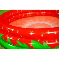 Bestway Sweet Strawberry 160x38 Cm Round Inflatable Pool -Blue Wave bestway sweet strawberry 160x38 cm round inflatable pool 3