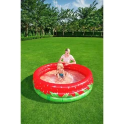 Bestway Sweet Strawberry 160x38 Cm Round Inflatable Pool -Blue Wave bestway sweet strawberry 160x38 cm round inflatable pool 5