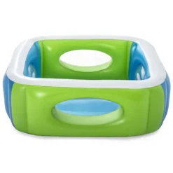Bestway Window 168x168x56 Cm Square Inflatable Pool -Blue Wave bestway window 168x168x56 cm square inflatable pool 2