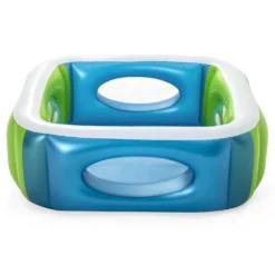 Bestway Window 168x168x56 Cm Square Inflatable Pool -Blue Wave bestway window 168x168x56 cm square inflatable pool 3