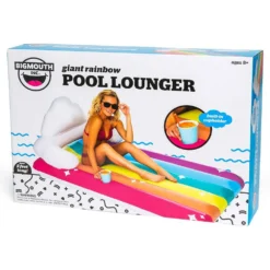 Giant Rainbow Long Float -Blue Wave bigmouth inc giant rainbow long float 3