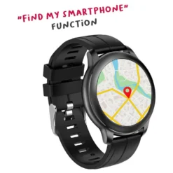 Celly Round Smartwatch -Blue Wave celly round smartwatch 4