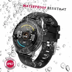 Celly Round Smartwatch -Blue Wave celly round smartwatch 6